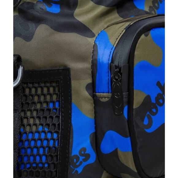 Cookies SF Luxe Smell Proof Luxe Satin Backpack Blue Camo NIP Functional Fashion - Picture 13 of 15